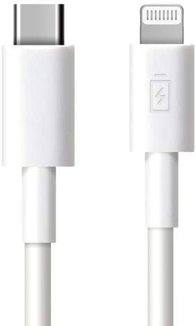 【送料無料】iCharger USB Type-C ＆ Lightning USBケーブル 1.5m ホワイト/ストレート PG-LCC15M02WH