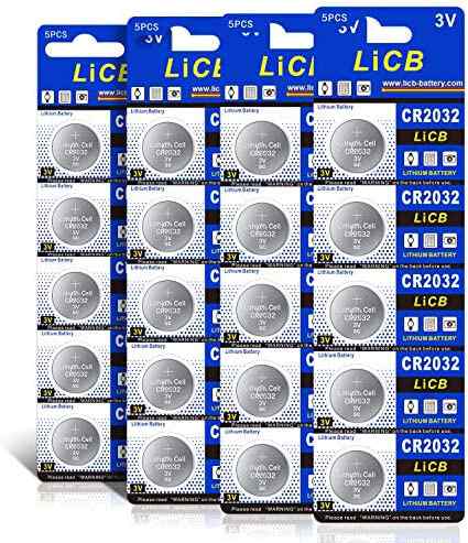 【送料無料】LiCB 20個入 CR2032 コイン形 リチウム電池 3V 2032 水銀ゼロシリーズ ボタン電池