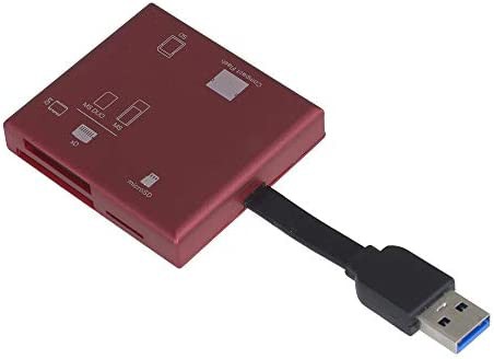 【送料無料】ナカバヤシ Digio2 USB3.0 マルチ カードリーダー UHS-I対応 レッド Z4113
