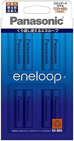 パナソニック ニッケル水素電池 単4形（8本入）Panasonic eneloop スタンダードモデル BK-4MCC/8C