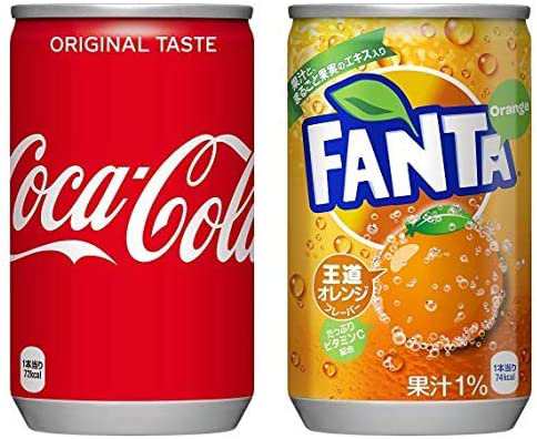 【セット買い】コカ・コーラ 160mlPET×30本 ＋ コカ・コーラ ファンタ オレンジ 160ml缶×30本