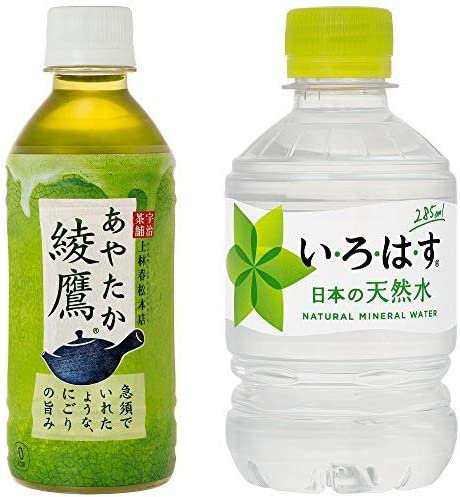 【セット買い】コカ・コーラ 綾鷹 お茶 300ml×24本 ＋ コカ・コーラ い・ろ・は・す 天然水 285mlPET×24本