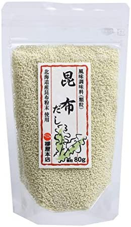 【送料無料】柳屋本店 だしの素 昆布 80g ×5袋