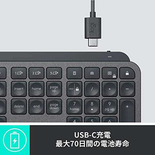 ロジクール アドバンスド ワイヤレスキーボード KX800 MX KEYS 充電式 bluetooth Unifying Windows Mac  FLOW ワイヤレス 無線 キーボードの通販はau PAY マーケット - CELFEE | au PAY マーケット－通販サイト