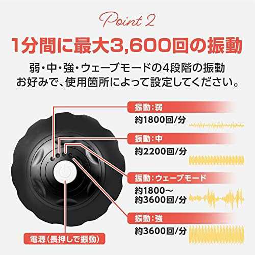 プリマソーレ(primasole) 振動ボール・ツインバージョン 4段階振動調整