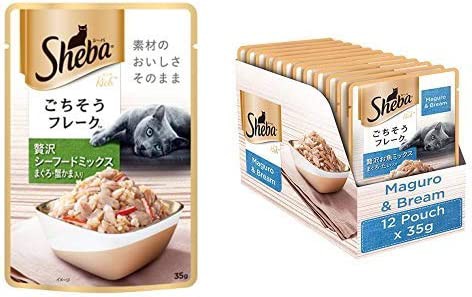 セット買い】シーバ (Sheba) キャットフード リッチ ごちそうフレーク