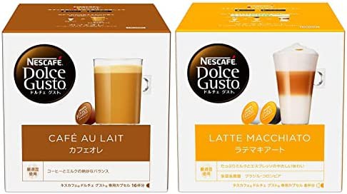 ネスカフェ NDG ドルチェグスト 専用カプセル カフェオレ 16杯分×1箱