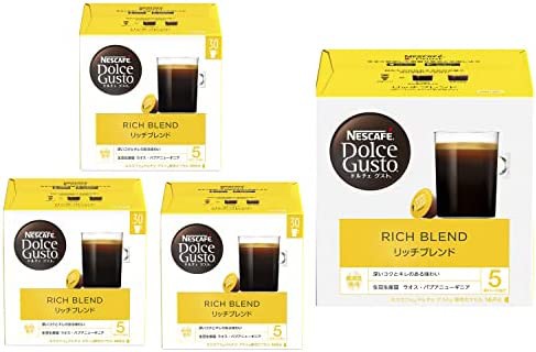 【セット買い】【まとめ買い】ネスカフェドルチェグスト 専用カプセルリッチブレンド 30P×3個 & ネスカフェ NDG ドルチェグスト 専用カ