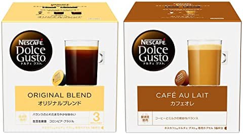 【送料無料】【セット買い】ネスカフェ ドルチェグスト 専用カプセル オリジナルブレンド 16杯分 & NDG ドルチェグスト 専用カプセル カ