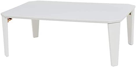 萩原 ローテーブル 折りたたみ クルール9060CW 【完成品】子供 コンパクト 幅90cm クリアホワイトの通販は