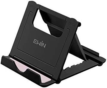 Ewin スマホタブレットスタンド ホルダー ipad iphone 携帯 スマホ スタンド タブレットホルダー スマートフォンスタンド 卓上 折りたた