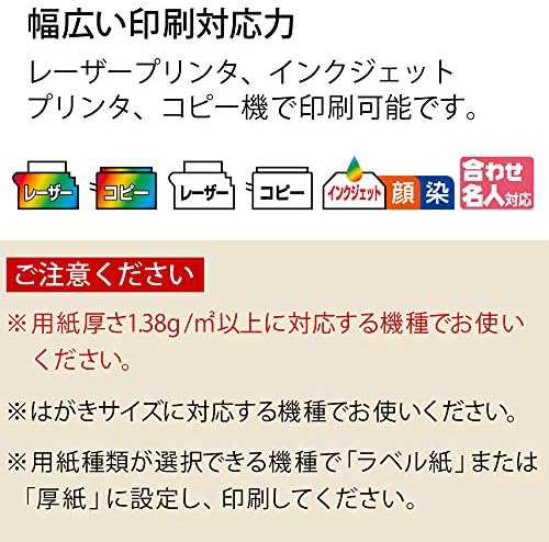 コクヨ ラベルシール はがきサイズ ノーカット KPC-PS011-100