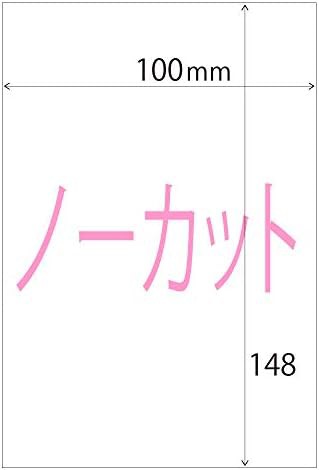 コクヨ ラベルシール はがきサイズ ノーカット KPC-PS011-100