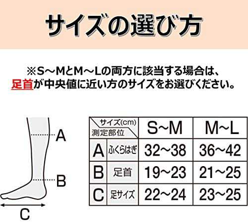 着圧ソックス スリムウォーク クイックリセット ソックス M-L