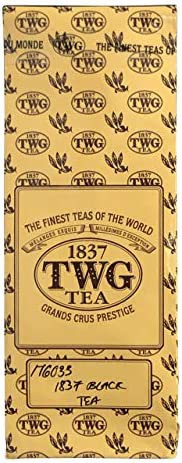 【送料無料】シンガポールの高級紅茶TWG 「1837 Black Tea」 (50g バルクバッグ) - [並行輸入品]