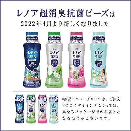 レノア 超消臭 抗菌ビーズ 部屋干しDX 花とおひさまの香り 本体 (490mL