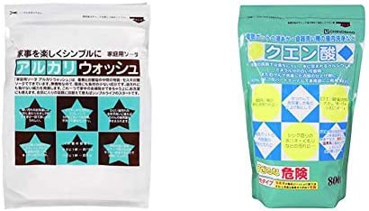 【セット買い】アルカリウォッシュ 3kg & クエン酸 800ｇ