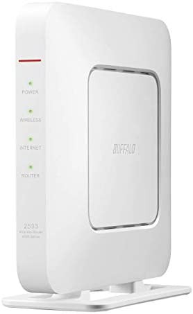 【送料無料】BUFFALO WiFi 無線LAN ルーター WSR-2533DHPL2/NW 11ac ac2600 1733+800Mbps IPv6対応 デュアルバンド 4LDK 3階建向け 簡易