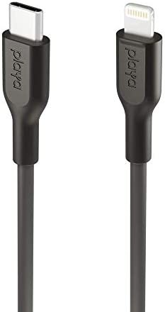 Playa by Belkin USB-C to ライトニングケーブル iPhone 13 mini / Pro / Pro Max / 12 / SE / 11 / XR 対応 MFi認証 高耐久 1m ブラック