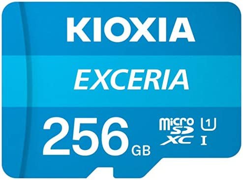 【送料無料】microSDXCカード 256GB KIOXIA UHS-I U1 キオクシア オリジナルSDアダプタ付 並行輸入品（旧東芝メモリ製品）