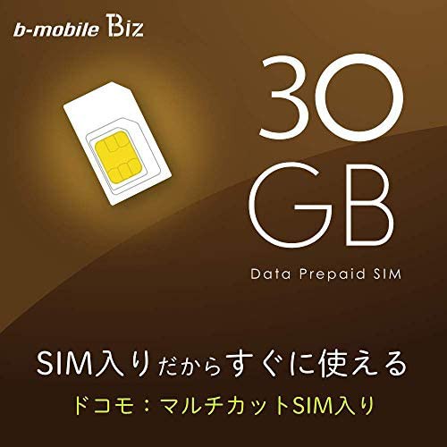 日本通信 b-mobile Biz SIMパッケージ(DC/マルチ)の通販は