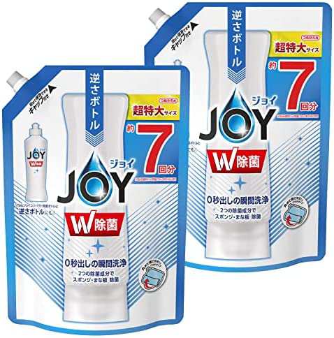 【まとめ買い】 除菌ジョイ コンパクト 食器用洗剤 詰め替え 超特大 960mL × 2個