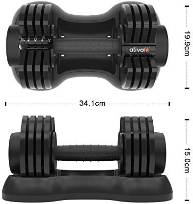 ATIVAFIT ダンベル 可変式 5-30kg 可変式ダンベル