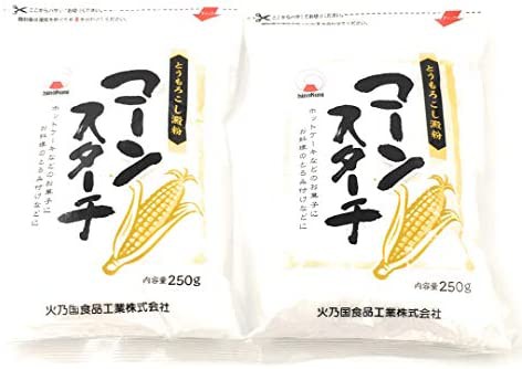 【まとめ買い】火乃国 コーンスターチ 250g×2袋