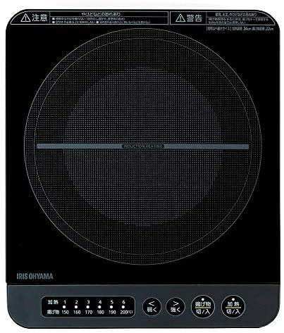 アイリスオーヤマ IHコンロ 1口 IHクッキングヒーター 1400W 卓上