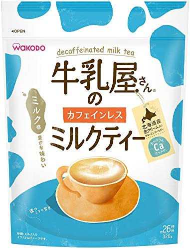 【送料無料】アサヒグループ食品 和光堂牛乳屋さんのカフェインレスミルクティー320g 320g×3個