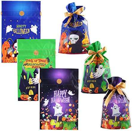ハロウィン キャンディバッグ お菓子 バッグ ラッピング袋 プレゼント ラッピング袋 3色50枚