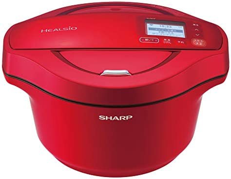 激安商品 シャープ 水なし自動調理鍋 2.4L レッド系SHARP ヘルシオ