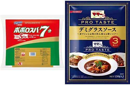 【セット販売】はごろも ポポロスパ7分 5kg 1.6mm + マ・マー PRO Taste(プロテイスト) デミグラスソース 390g ×6袋