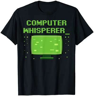 【送料無料】コンピュータ ウィスパラー コーダー コンピュータ オタク オタク コーディング おかしい Tシャツ