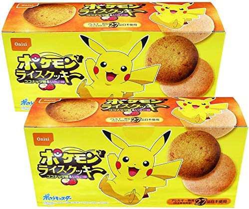 尾西食品 ポケモンライスクッキー 20枚入(ココナッツ味・いちご