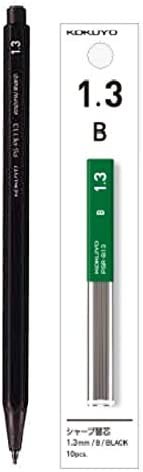 コクヨ 鉛筆シャープ 1.3mm 黒B芯 シャープ替芯 黒B芯 PS-PE113D-1P
