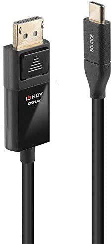 LINDY USB TypeC - DisplayPort1.2 HDRアダプタケーブル、1m(型番:43301)