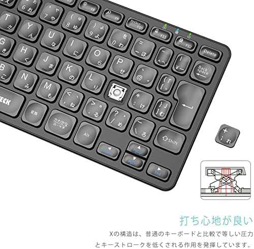 Arteck 2.4Gワイヤレス キーボード 無線 軽量 フルサイズ メディア機能 ホットキー  コンピューター、デスクトップ、PC、ラップトップ、Suの通販はau PAY マーケット - CELFEE | au PAY マーケット－通販サイト