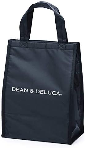 DEANDELUCA クーラーバッグ ブラックM 保冷バッグ ファスナー付き