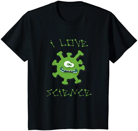 キッズ Boys Girls I Love Science T-Shirt Youth Child School Play Tシャツ