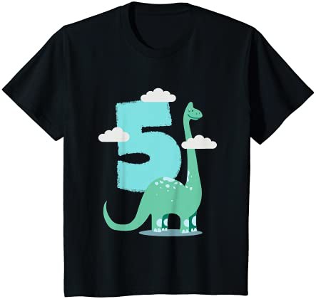 キッズ 5th Birthday Boy Dino 5th Birthday Tシャツ