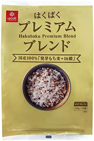 はくばく 国産「発芽もち麦＋16穀」 450g