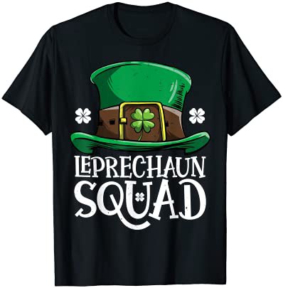 【送料無料】Leprechaun Squad St Patricks Day Boys Kids Men Costume Gifts Tシャツ