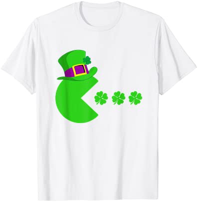 Video Game Shamrocks St Patricks Day Gamer Kids Boys Gaming Tシャツ