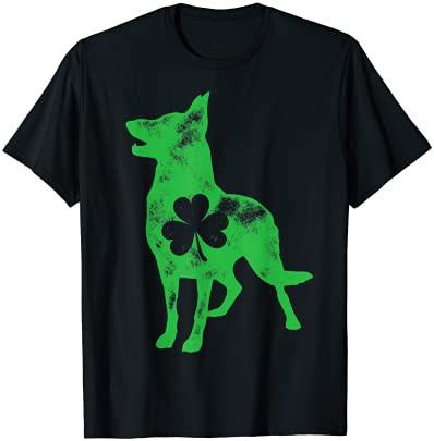 【送料無料】German Shepherd St Patricks Day Boys Girls Shamrock Dog Gift Tシャツ