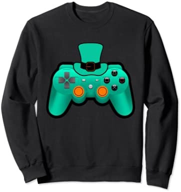 Gaming Video Game St Patricks Day Kids Boys Adults Men Gamer トレーナー