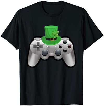 Gaming Video Game St Patricks Day Gamer Kids Boys Adults Men Tシャツ