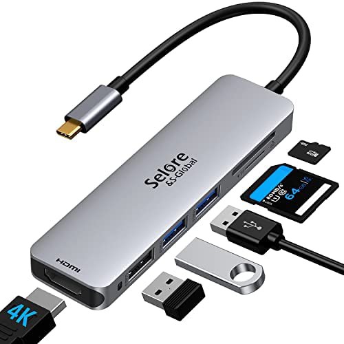 国内外の人気集結！ Selore USB C ハブ 6-in-1 usb hdmi タイプc 変換