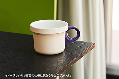 オヴジェクト 日本製 マグカップ ほうろうフックマグ 240ml ネイビー