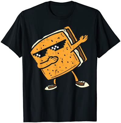 【送料無料】Dabbing Smore Cool Camping Dab Dance Camper Kids Boys Girls Tシャツ